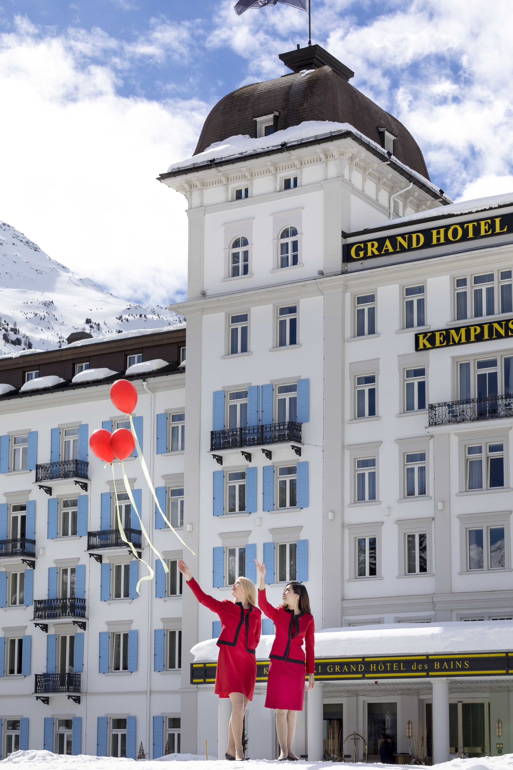 Ladies in Red Balloons Flying.jpg