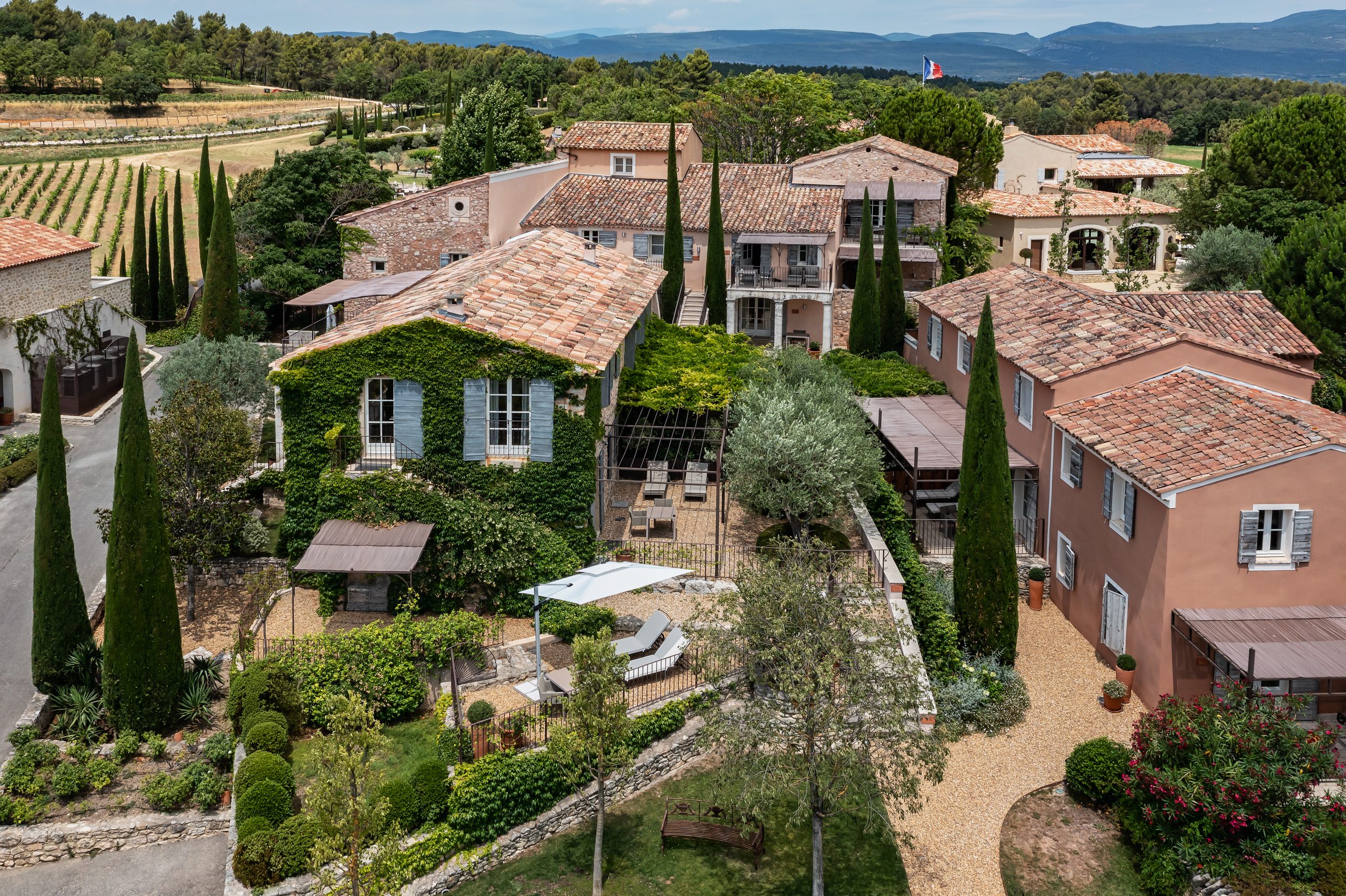 Focus on the old part Coquillade Village