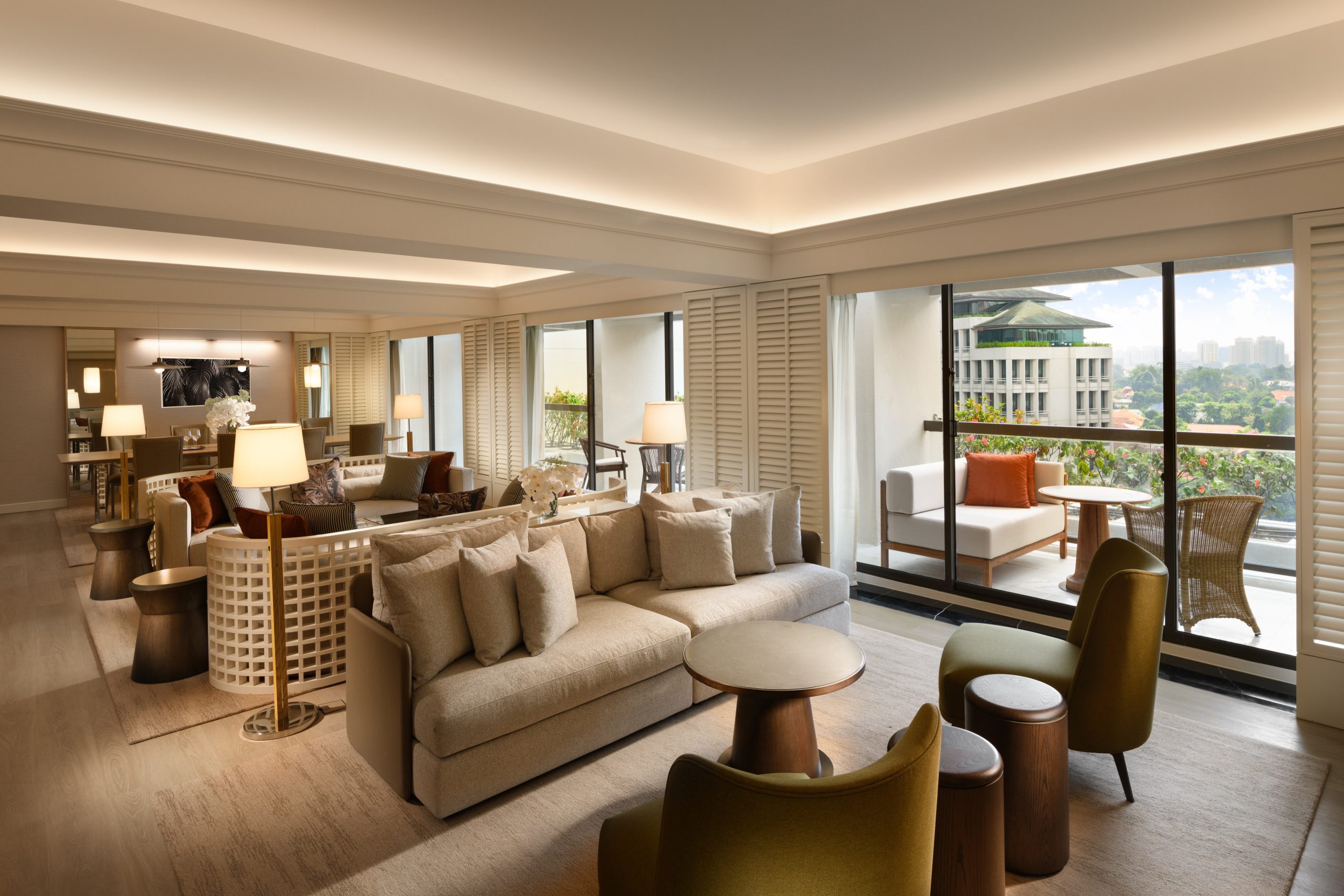 Conrad Singapore Orchard - ConradSuite_LivingRoom