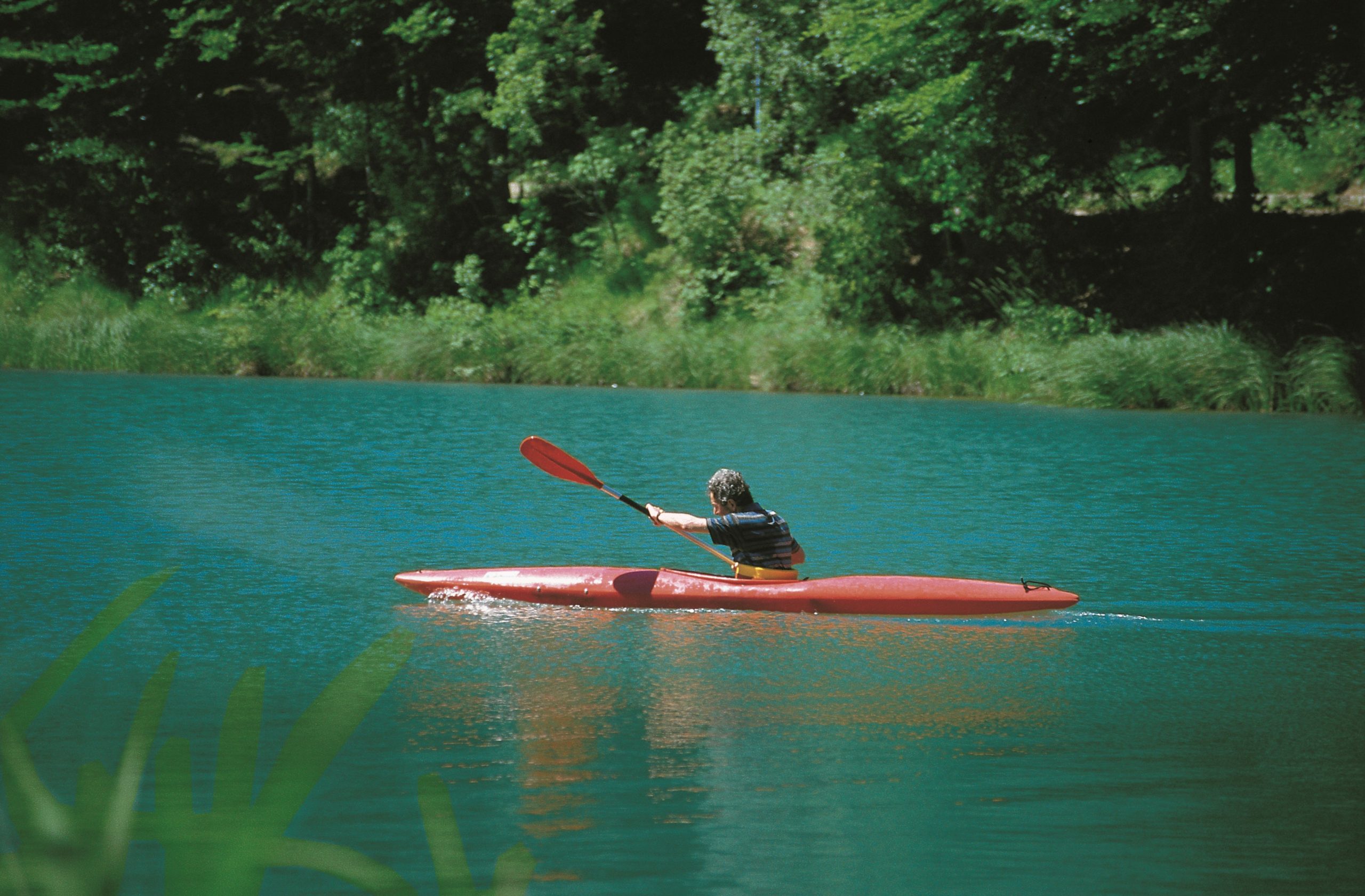 Lago di Lavarone, canoa ©B.Fontanesi