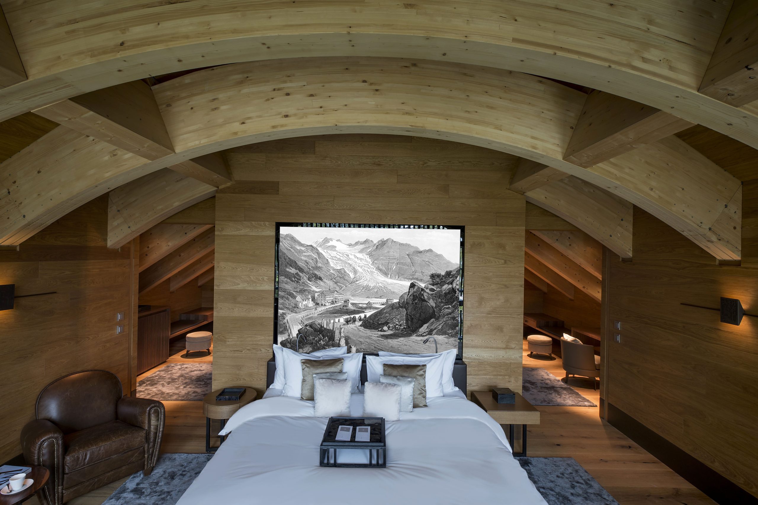 Furka Suite Master Bedroom (c) The Chedi Andermatt