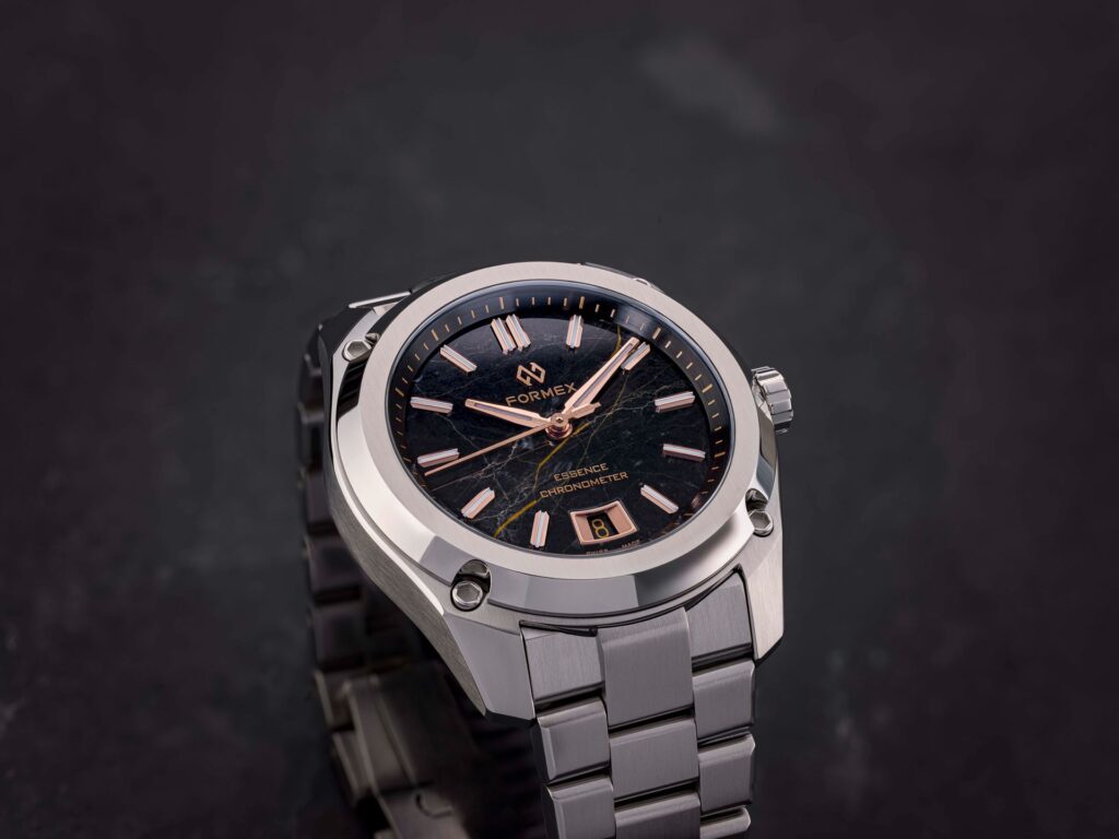FORMEX Swiss Made Watches Essence 39 mm Automatic COSC Eisenkiesel Dial