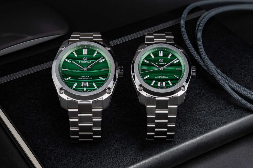 FORMEX Swiss Made Watches Essence 39 mm Essence 43 mm Automatic COSC Malachite Dial