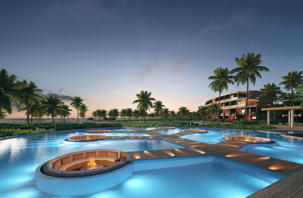 Zemi Miches All Inclusive Resort Curio Collection by Hilton Pools Rendering 1