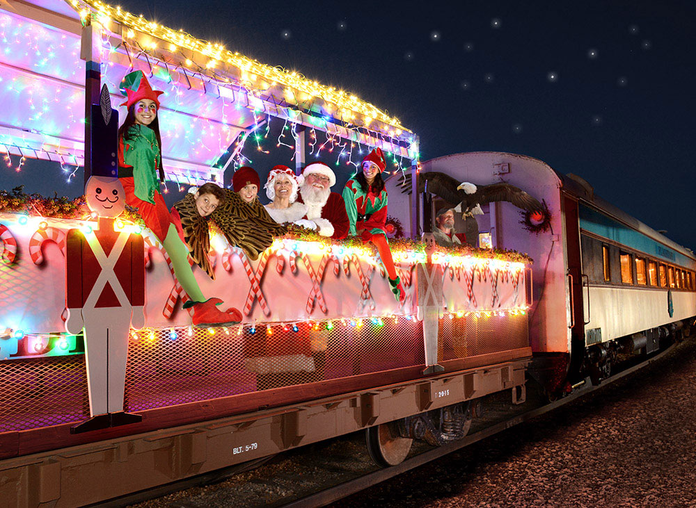 Characters on the Magical Christmas Journey Train (c) VCRR