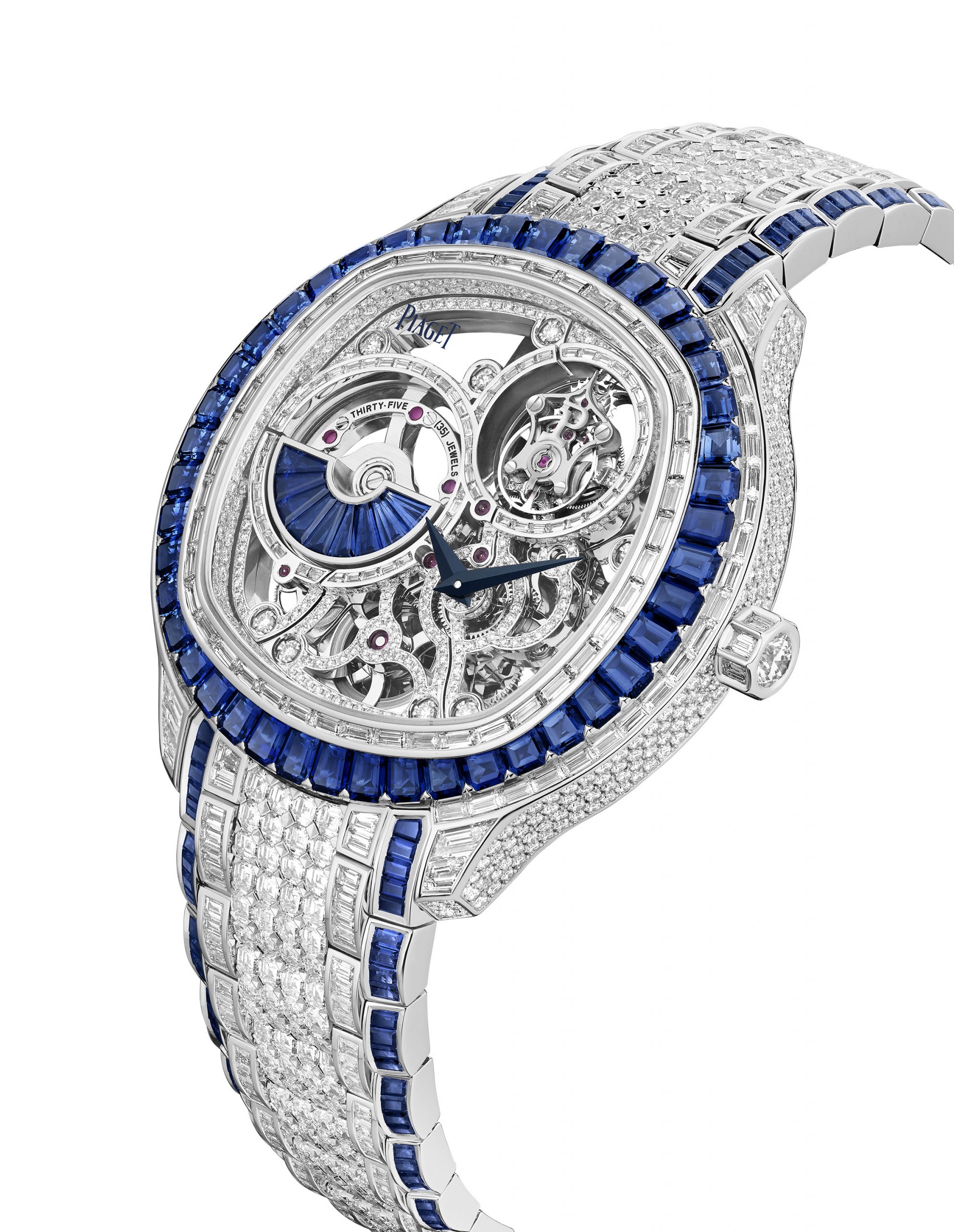 Piaget_Polo Emperador_Watch HJ Paved Bracelet G0A45040_Side