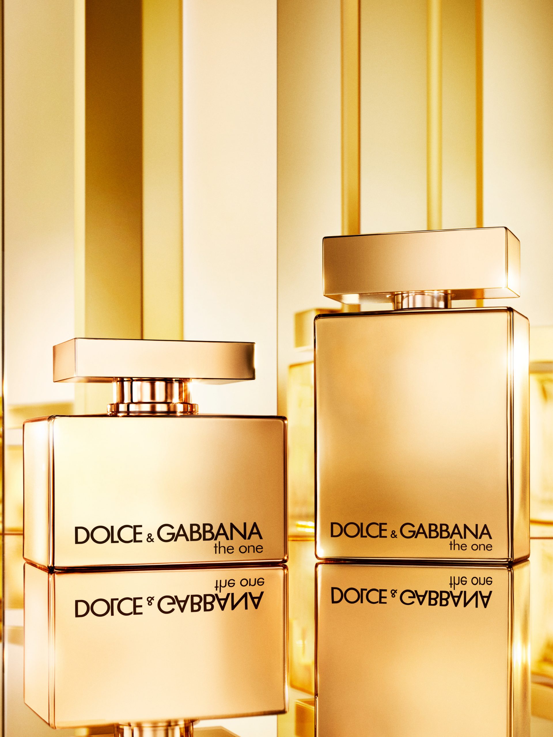 Dolce&Gabbana The One Gold 2021 - PR visual_Duo_TO Gold + TOFM Gold