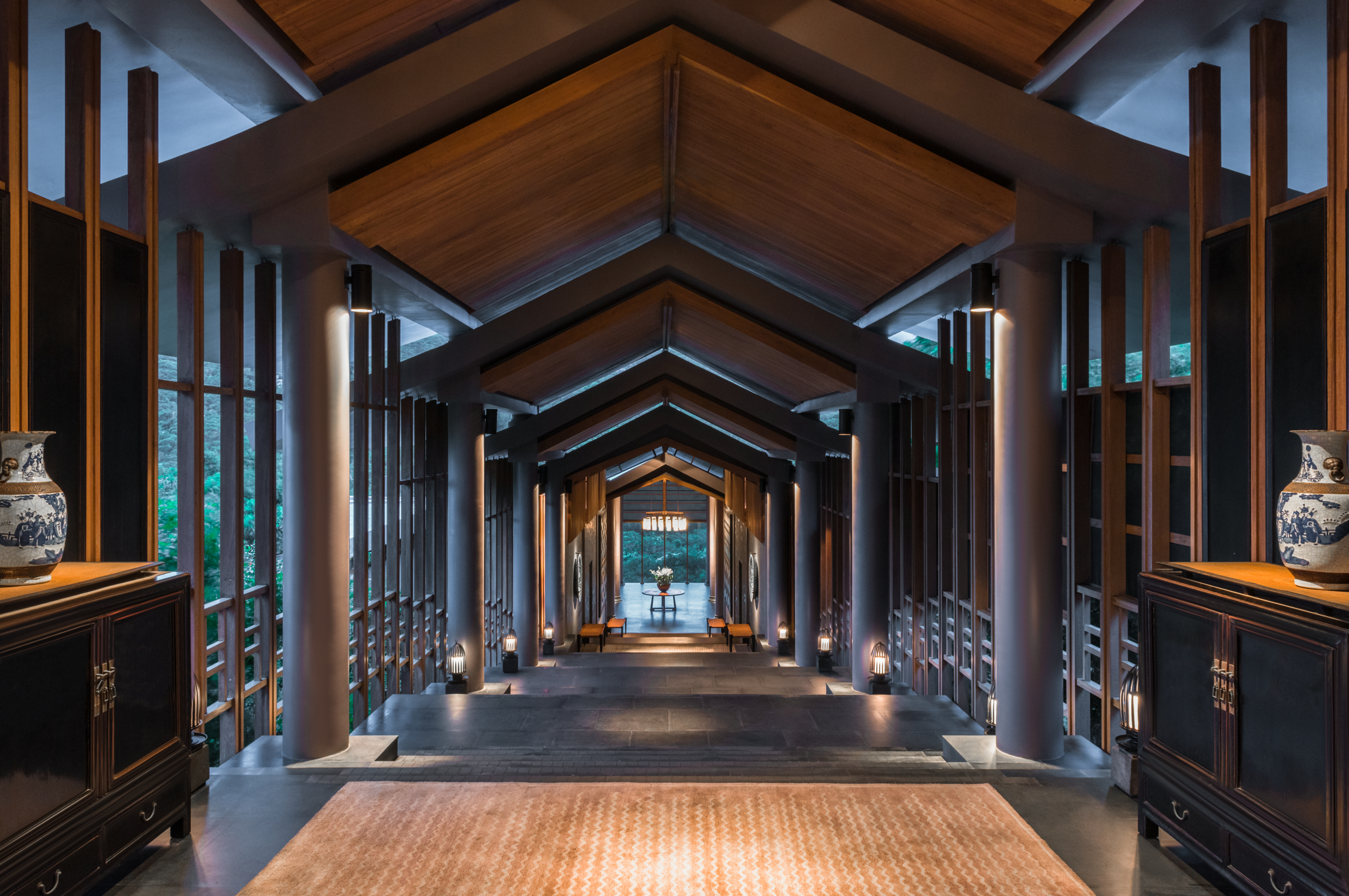 Amanoi, Vietnam - Resort, Central Pavilion, Steps to lobby